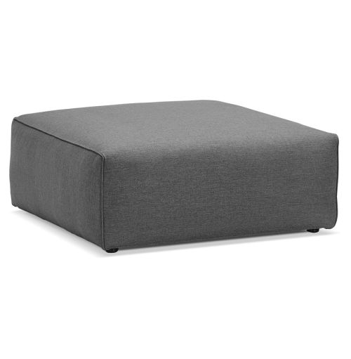 Pouf de canapé design 'CANYON ONE' gris foncé