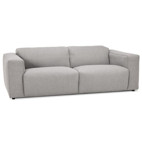 Canapé droit 'CANYON' gris clair - canapé 3 places design