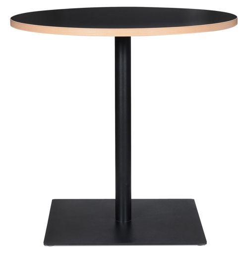 Table ronde 'FUSION ROUND' noire - Ø 80 cm