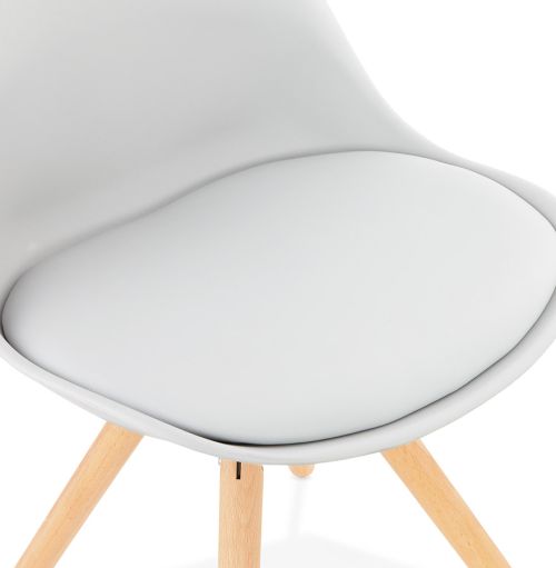 Chaise scandinave 'GOUJA' grise