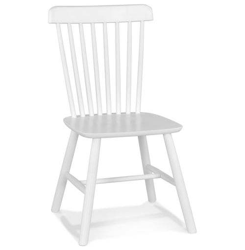 Chaise design 'MONTANA' en bois blanc