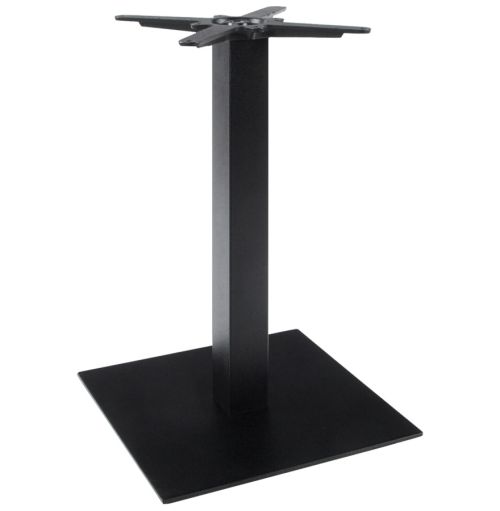 Pied de table 'NERO' 75  noir en métal