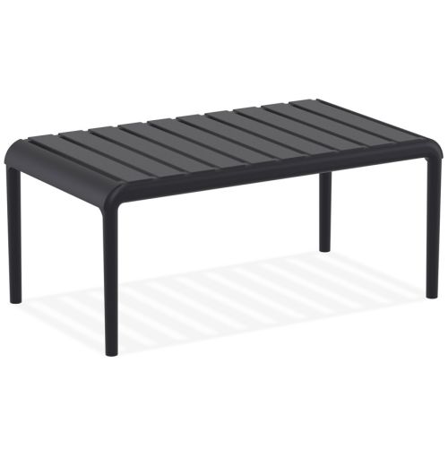 Table basse 'SIDONY XL' noire en matière plastique