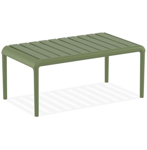 Table basse 'SIDONY XL' verte en matière plastique