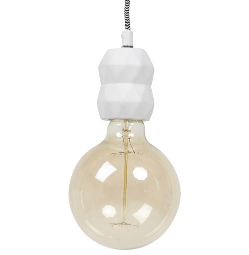 Douille design 'SOKET' blanche