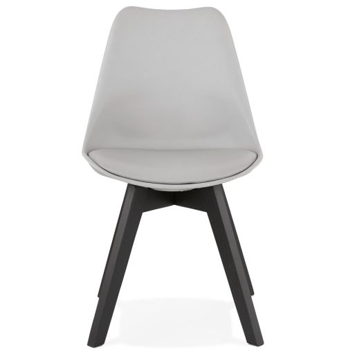 Chaise design 'TAPAS' grise