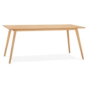Table à manger / bureau design 'BARISTA' en bois style scandinave - 180x90 cm