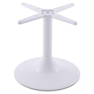 Pied de table 'BIANKO' 45 en métal blanc