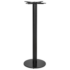 Pied de table rond 'CORTADO' 110 en métal noir intérieur/extérieur