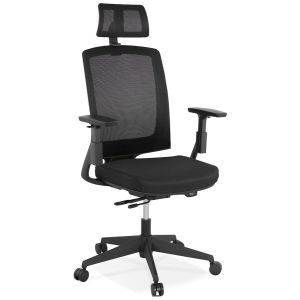 Fauteuil de bureau ergonomique 'EXTRA' noir