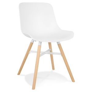 Chaise design 'GLADYS' blanche