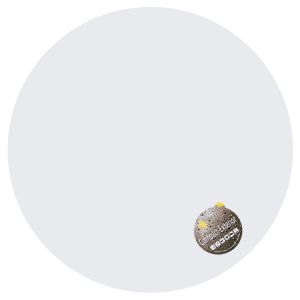 Plateau de table 'PLANO' rond Ø 68cm blanc en résine compressée