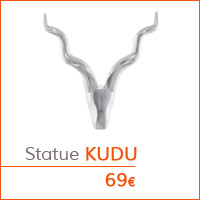 Mobilier de salon - Statue murale KUDU