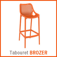 Meuble de jardin Alterego - Tabouret BROZER