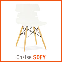 Meubles scandinaves Alterego - Chaise SOFY