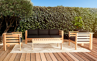 Mobilier de jardin en bois - Alterego Design